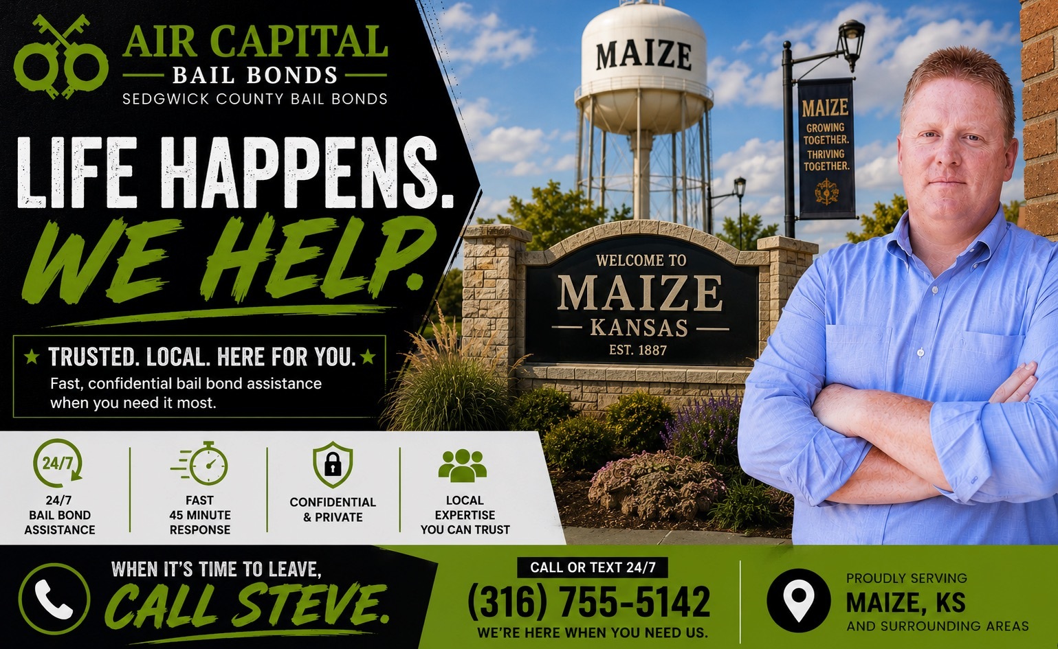 bail bonds maize kansas