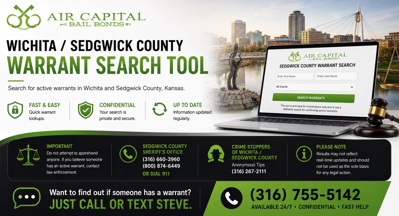 warrant search for wichita and sedgwick county ks