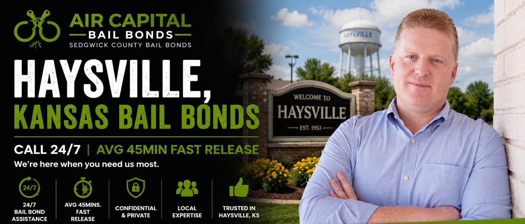 when in need call steve bail bonds haysville